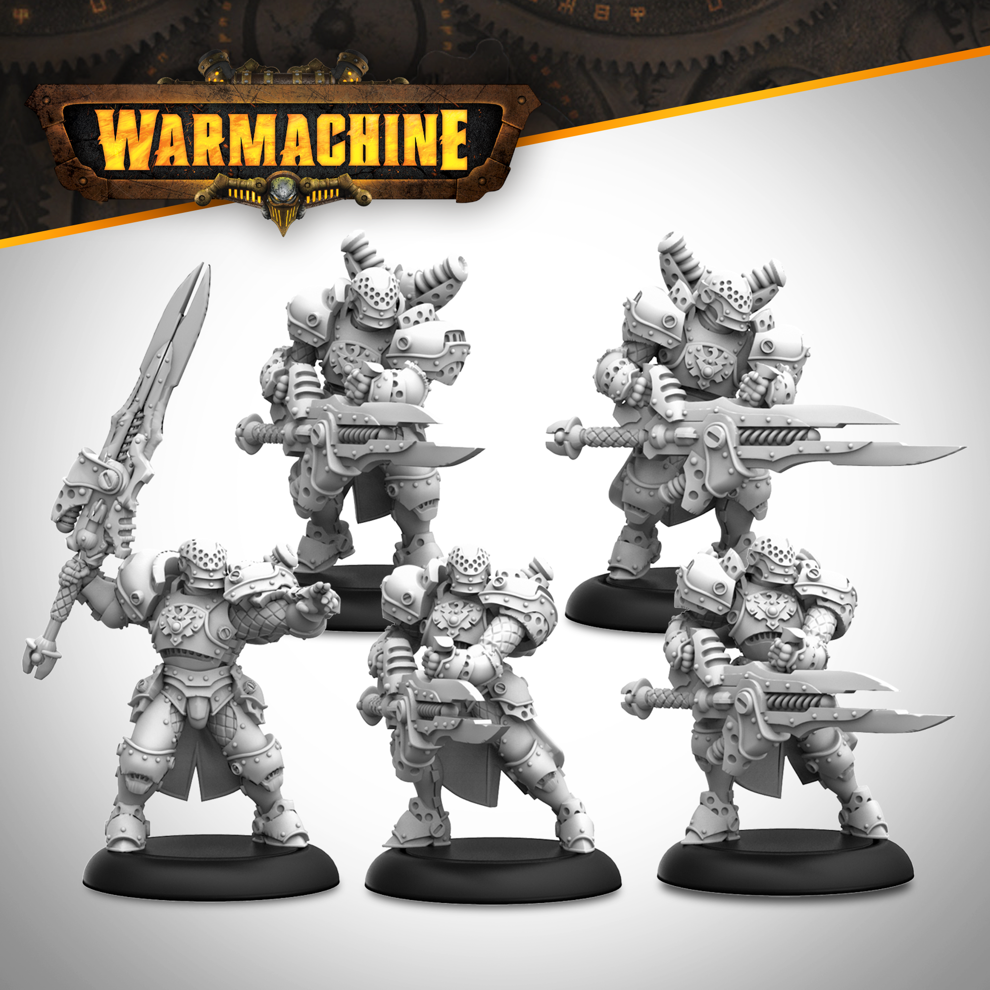 Warmachine: Stormthrower Legionnaires