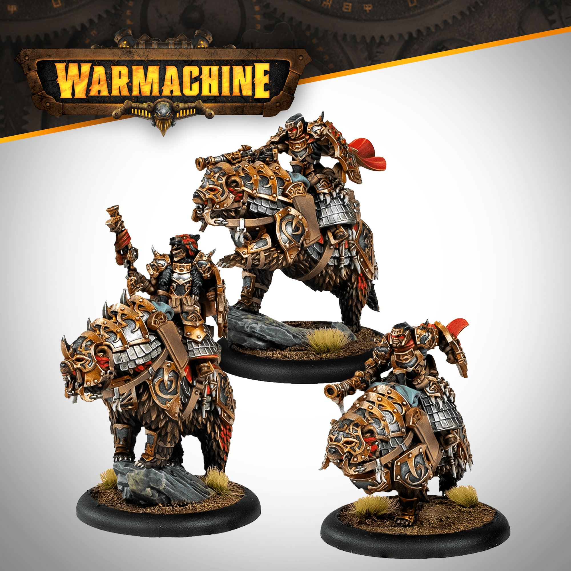 Warmachine: Old Umbrey Liegemen Ursans - Steamforged Games
