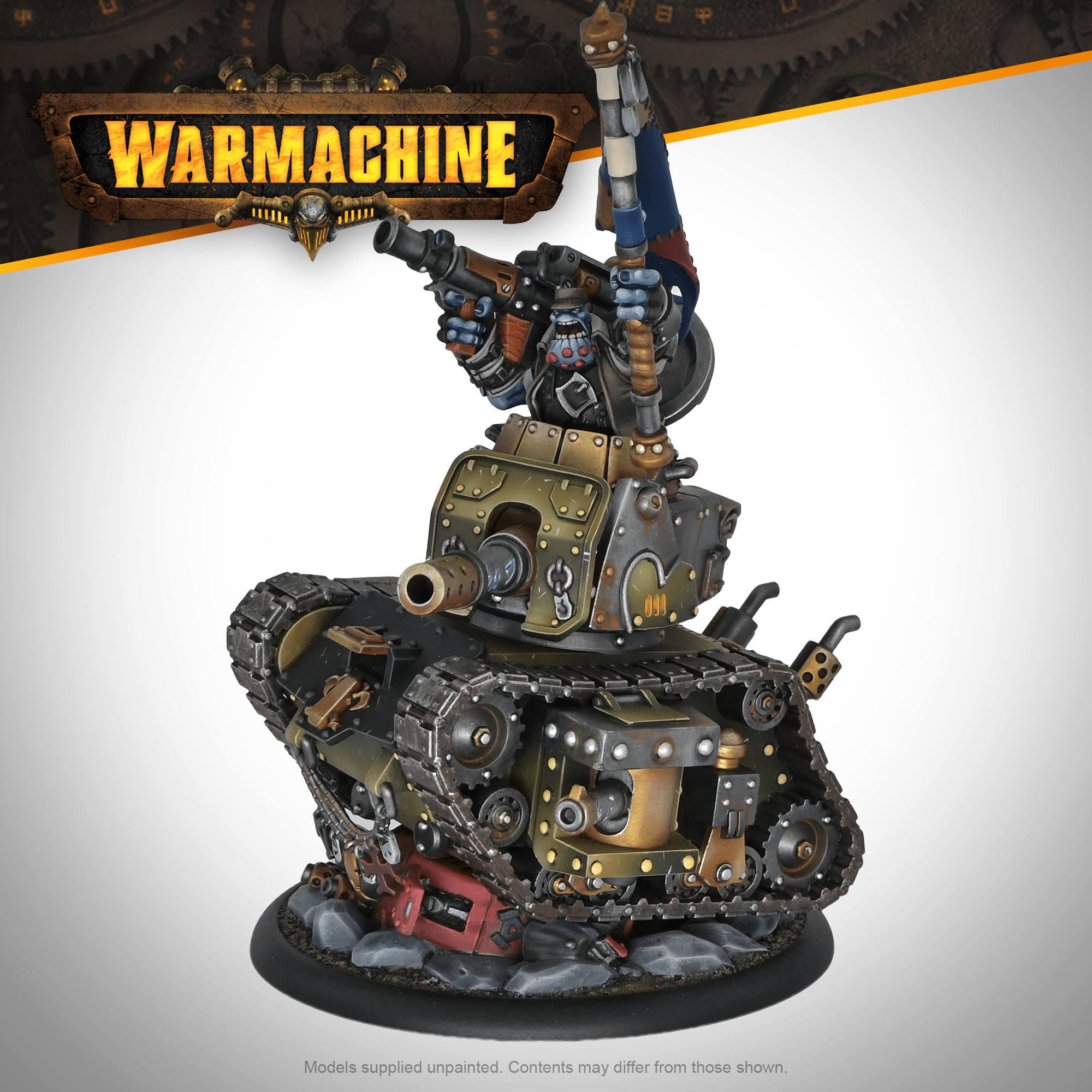 Warmachine: Southern Kriels General Gunnbjorn - Steamforged Games