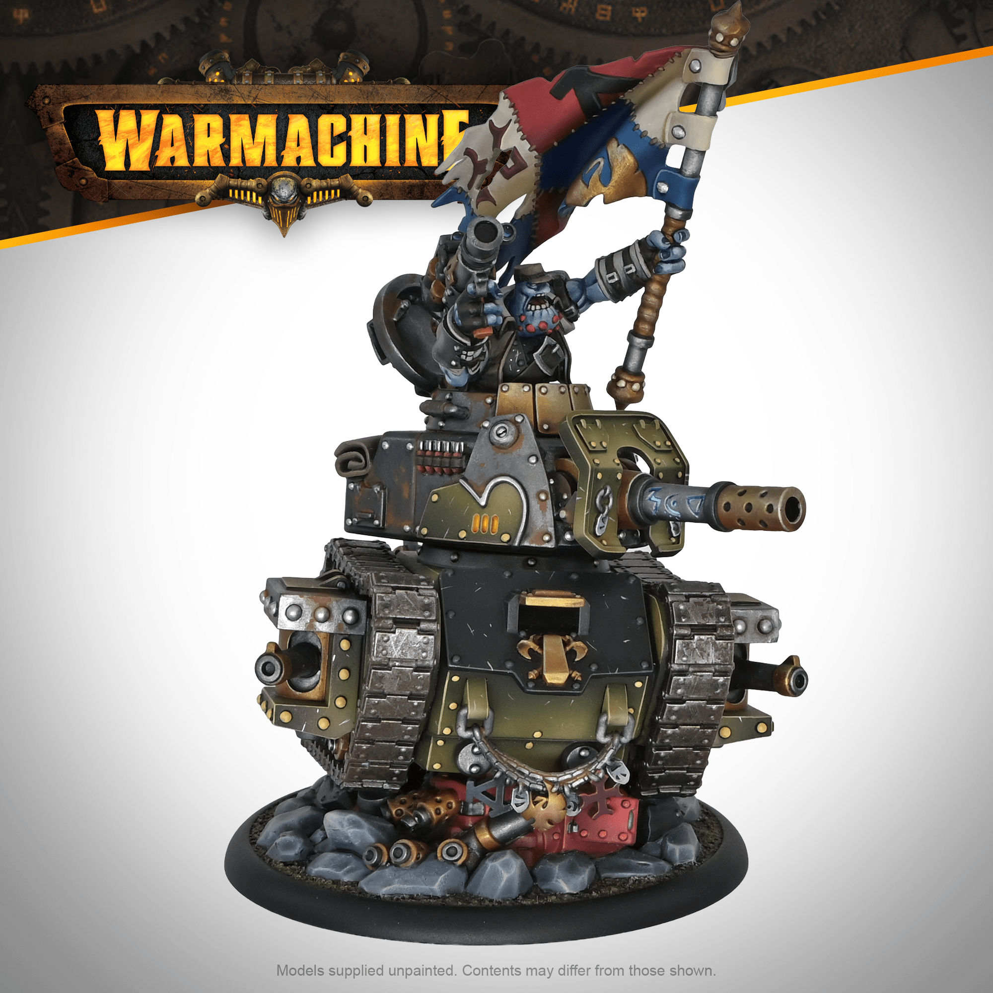 Warmachine: Southern Kriels General Gunnbjorn - Steamforged Games