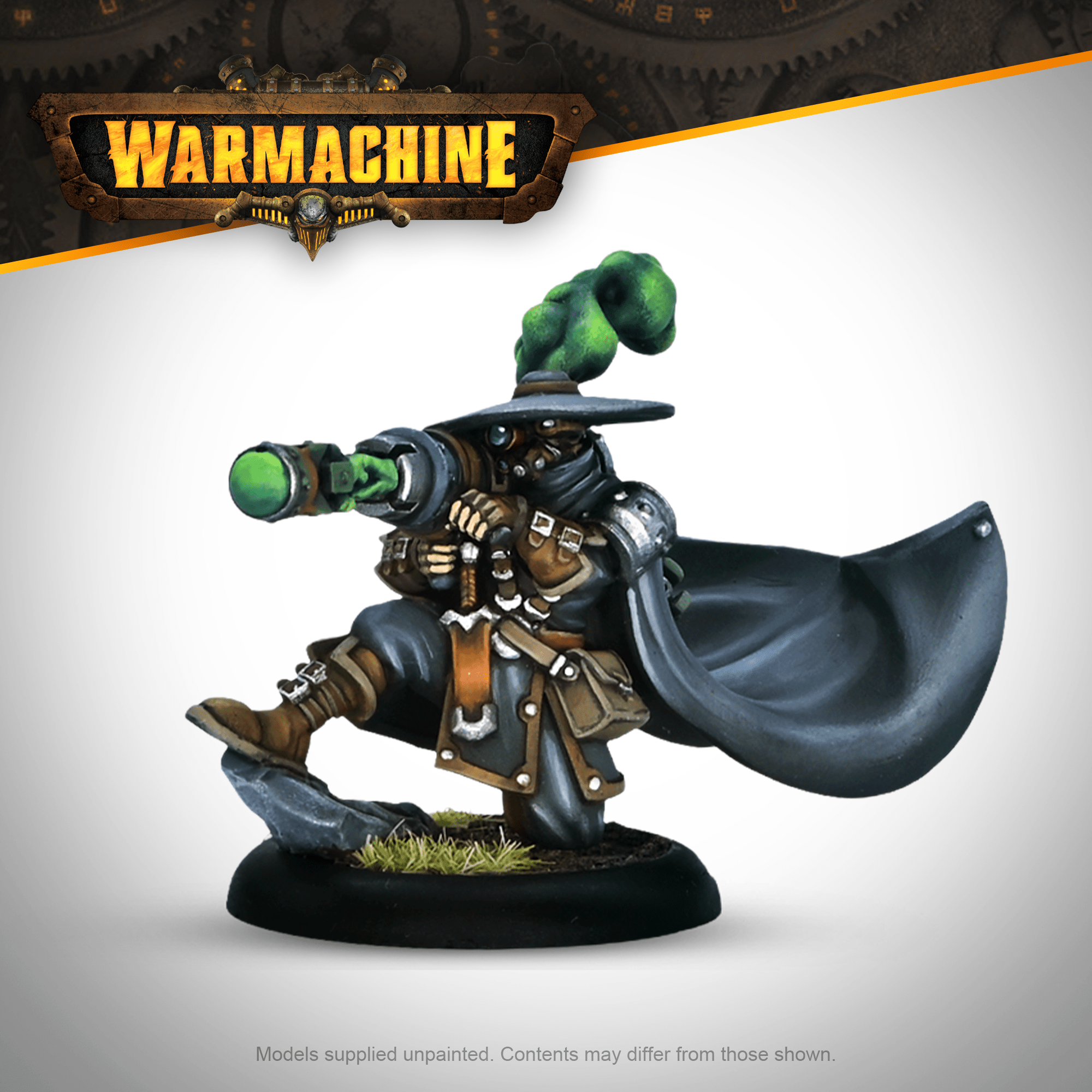 Warmachine: Gorman di Wolfe, Revolutionary Agent - Steamforged Games