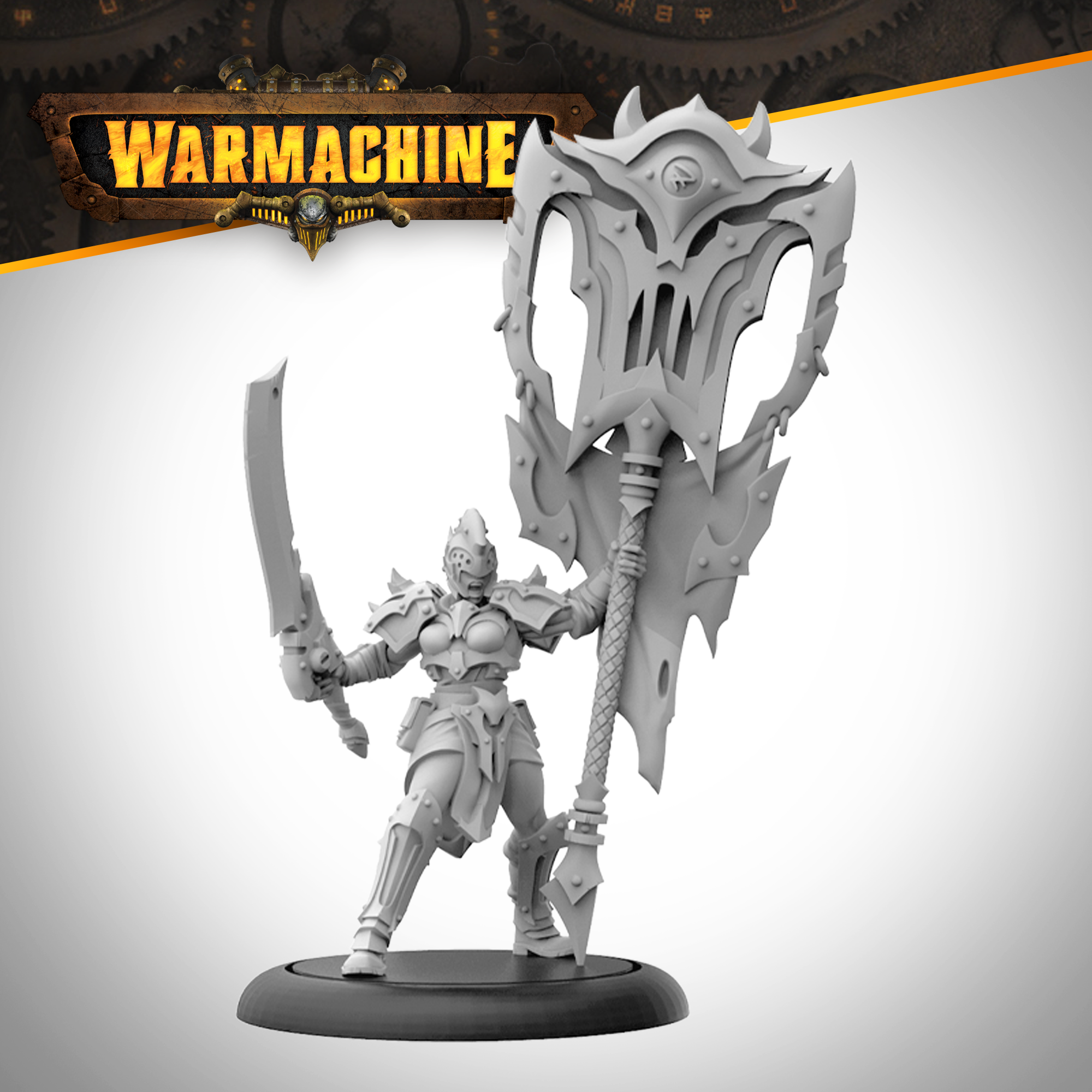 Warmachine: Orgoth Standard Bearer