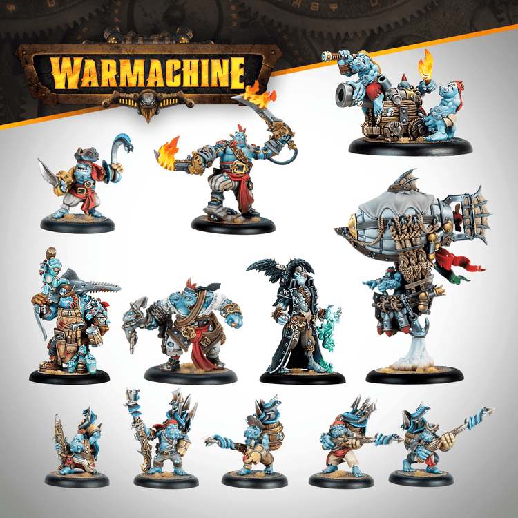 Warmachine: Southern Kriels Brineblood Marauders Auxiliary Expansion - Steamforged Games