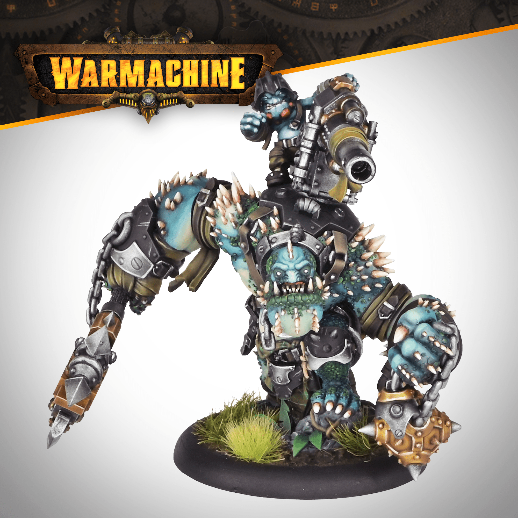 Warmachine: Southern Kriels Kithguard Mistborn Dire Troll - Steamforged Games