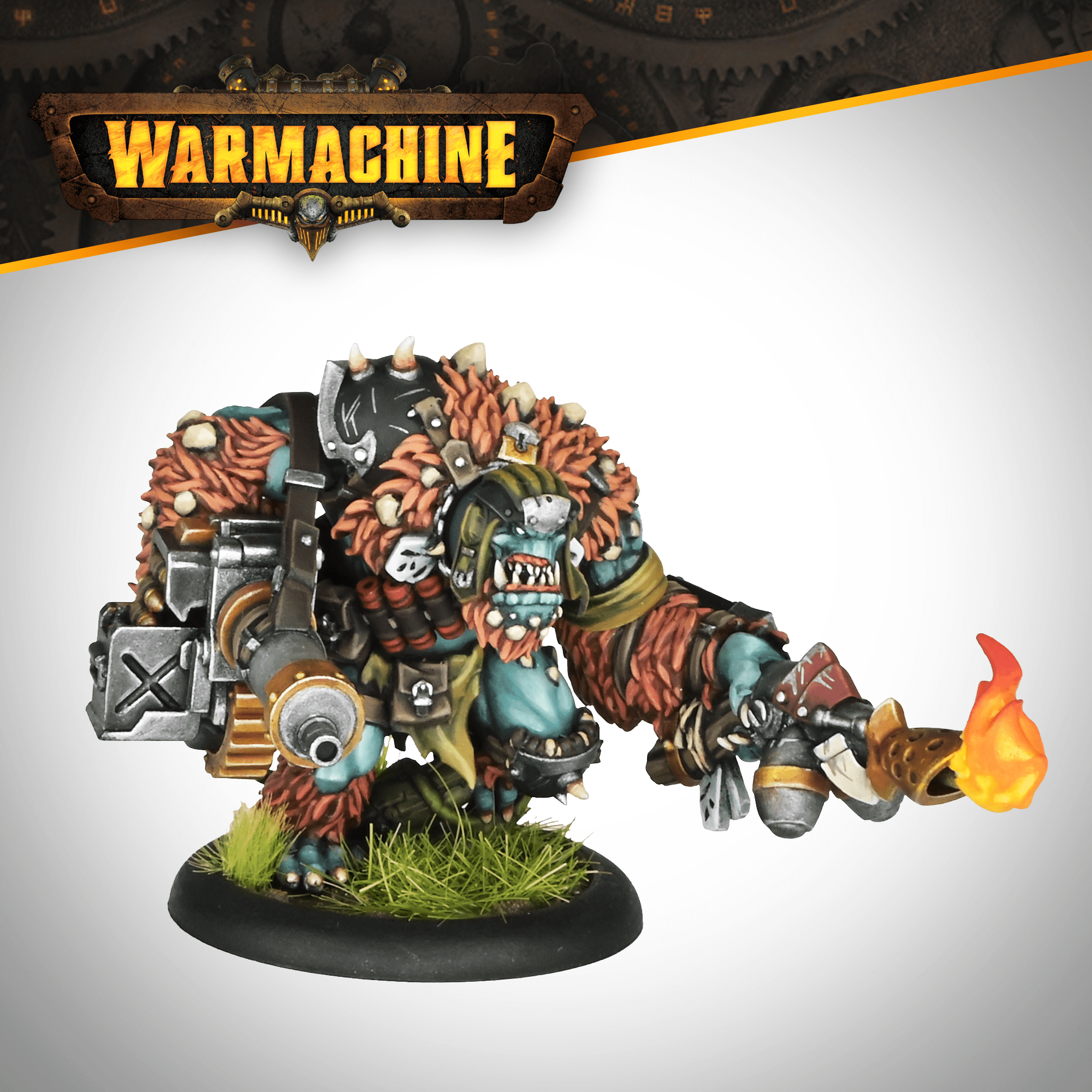 Warmachine: Southern Kriels Kithguard Jungle Troll - Steamforged Games