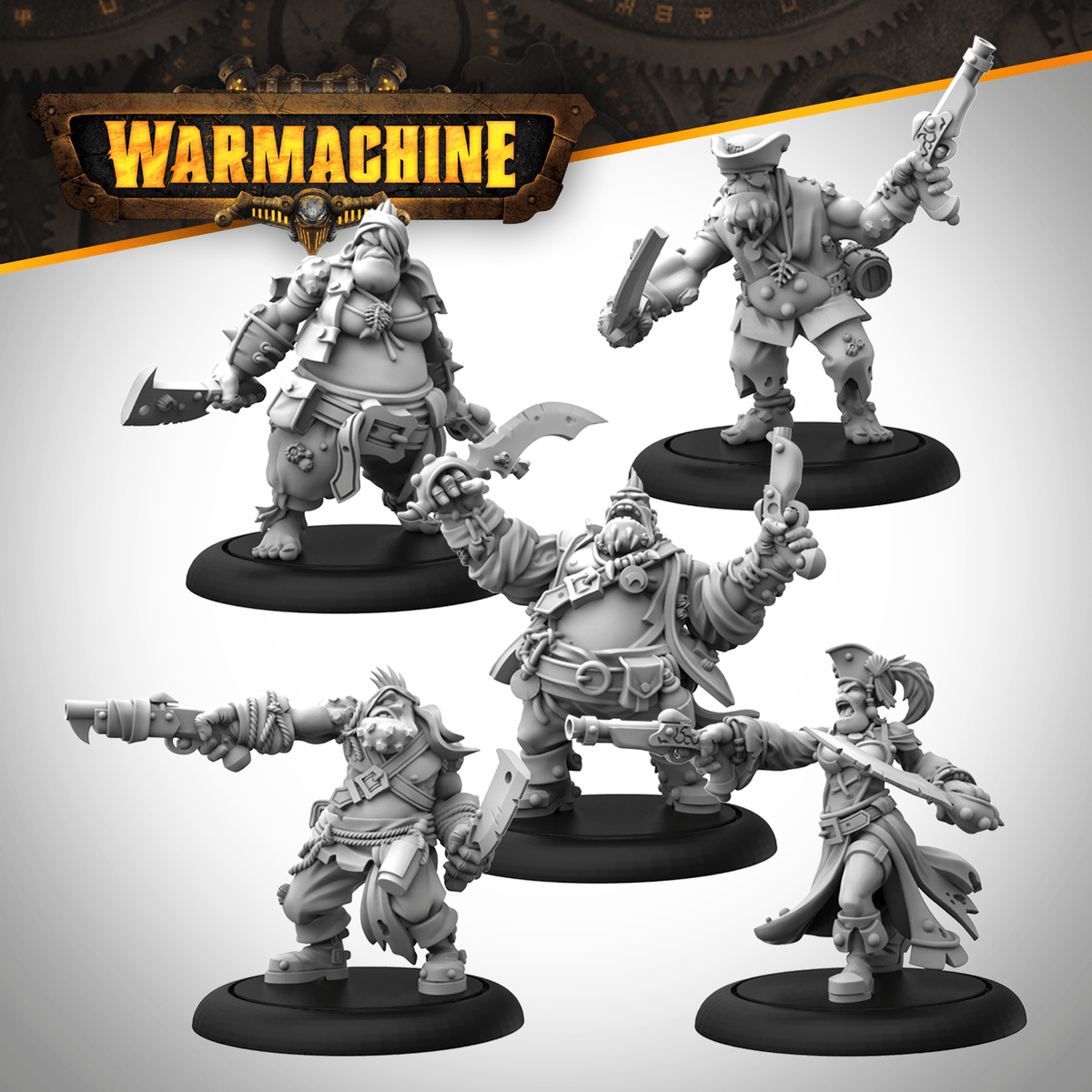 Warmachine: MKIV - Brineblood Marauders - Admiral Boomhowler - Discount Games In Warmachine: MKIV - Brineblood Marauders - Admiral Boomhowler - Discount Games In
