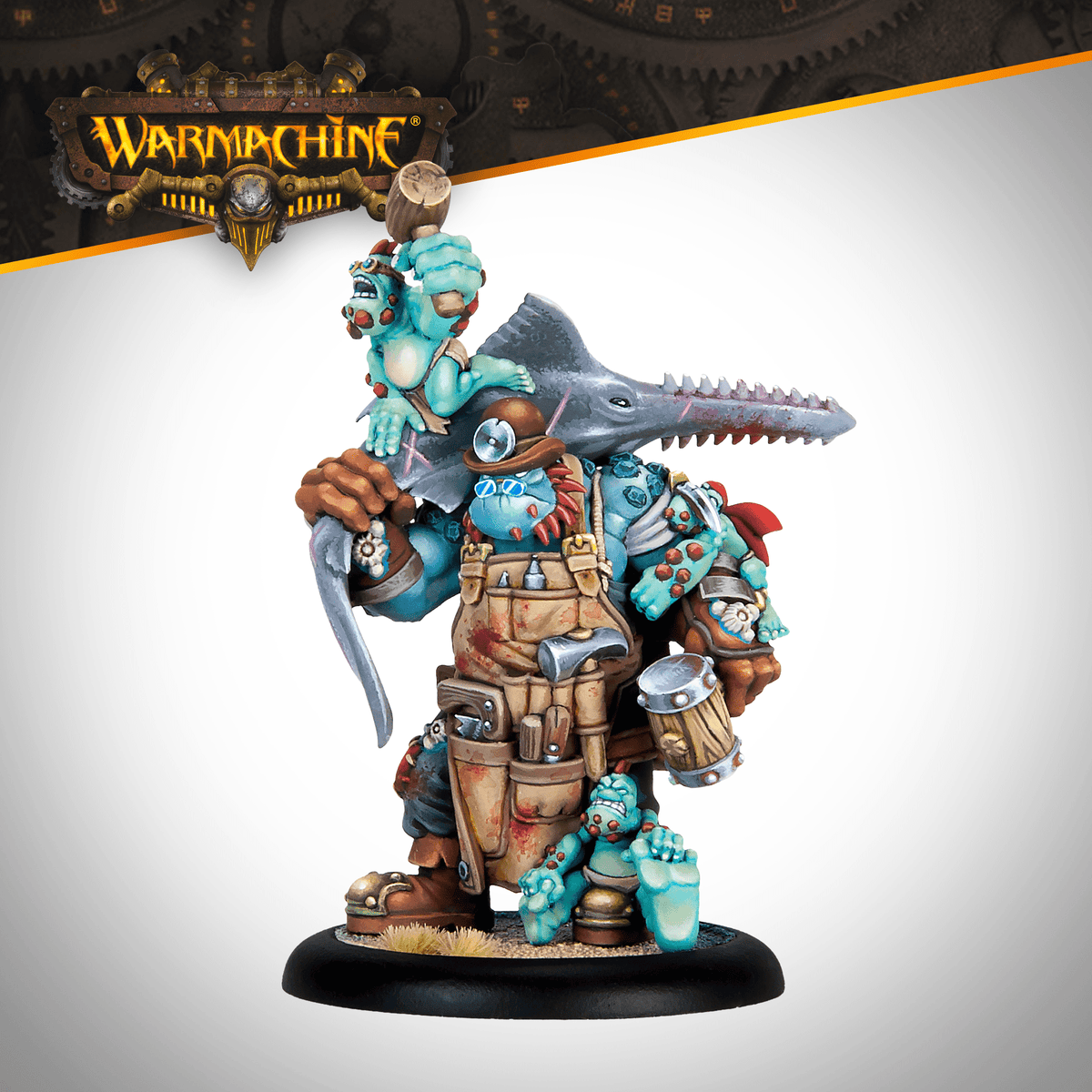 Brineblood Marauders: Reef Troll (PIP28005) – Warmachine MKIV, Privateer Press, Nuovo