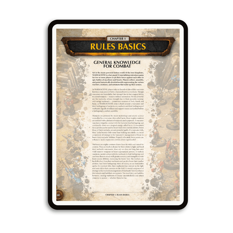 Warmachine Rules - only PDF - Steamforged Games