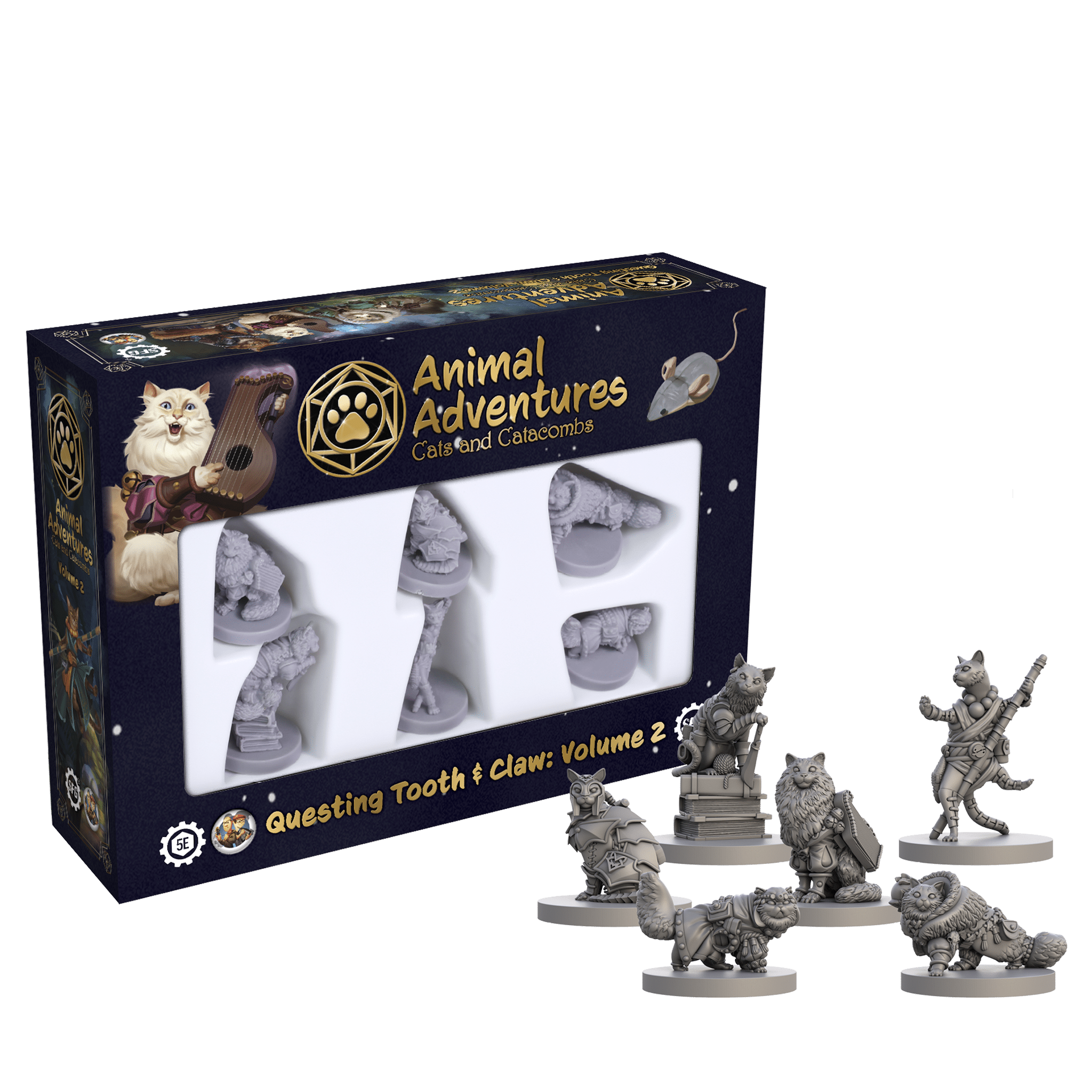 Animal Adventures: Cats and Catacombs - Volume 2 - Steamforged Games