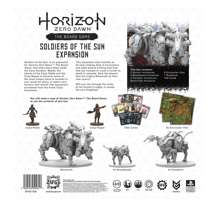 Horizon Zero Dawn™ Board Game - The Soldiers of the Sun Expansion