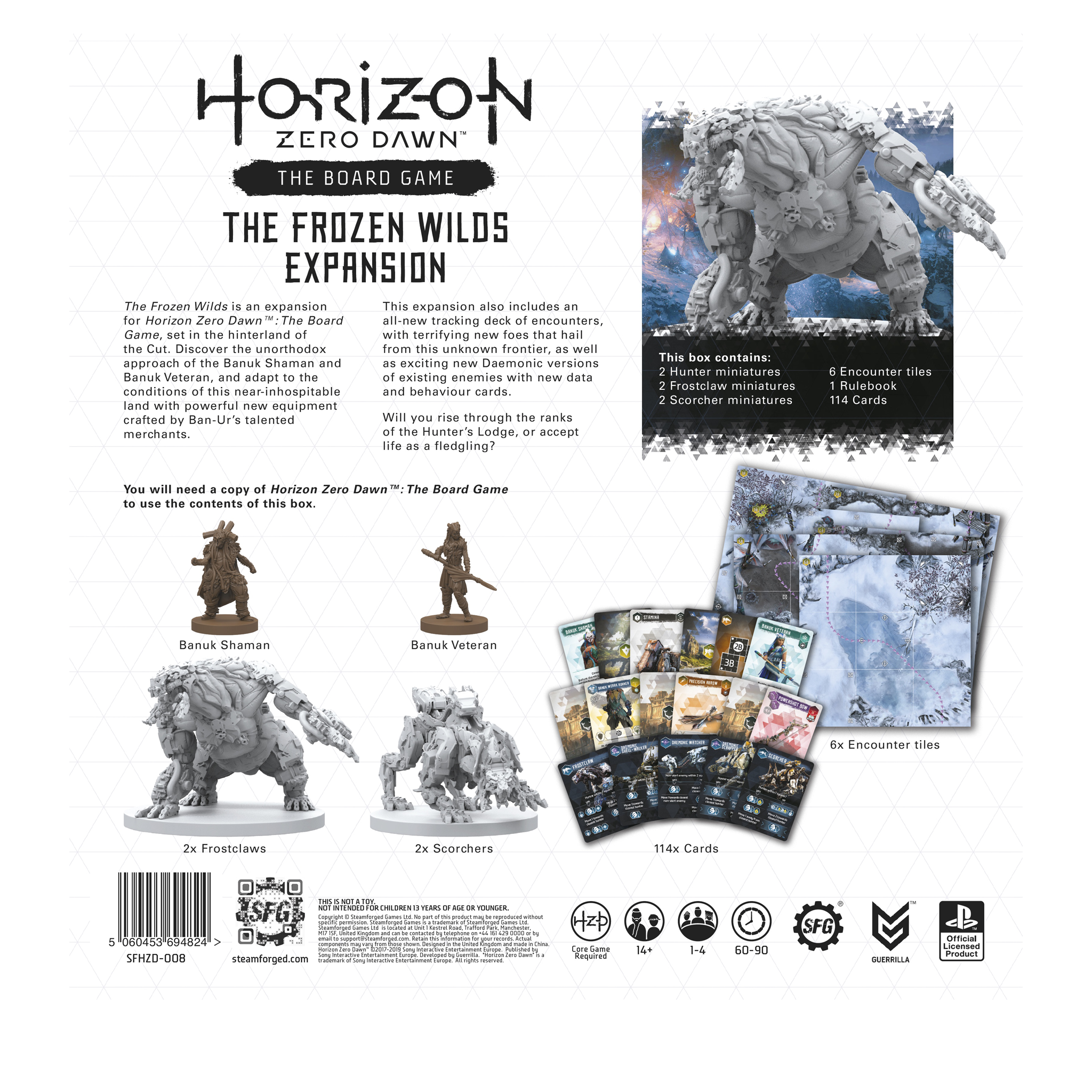 Horizon Zero Dawn Board Game - The Frozen Wilds Expansion